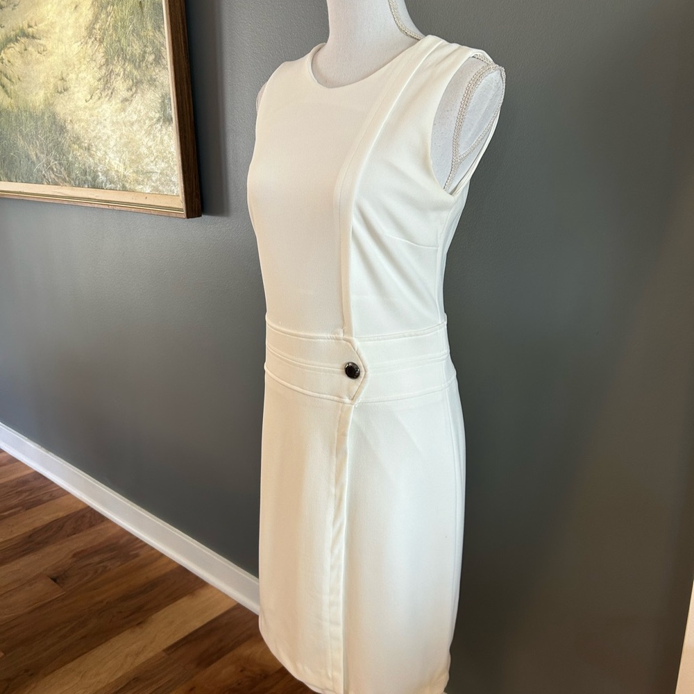 DKNY White Sleeveless Dress~Size 2 - Picture 3 of 7